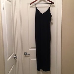 Free People Black Velvet Dress